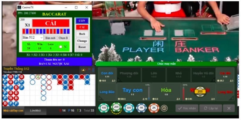 Robot hack hỗ trợ người chơi baccarat